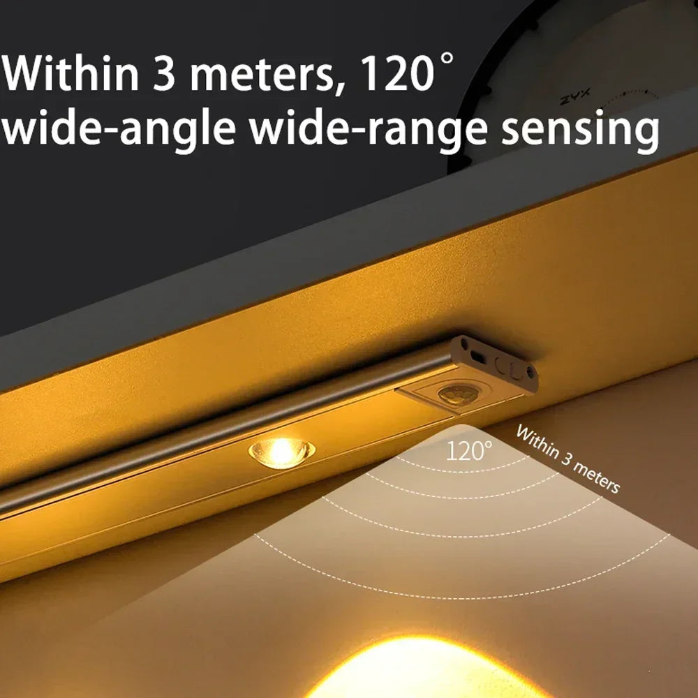 Luz LED inalámbrica ultrafina con sensor de movimiento