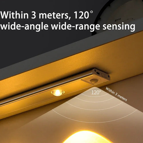 Luz LED inalámbrica ultrafina con sensor de movimiento
